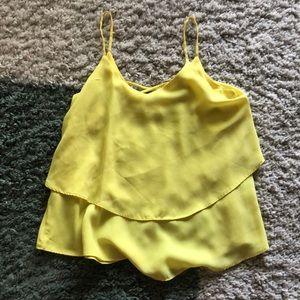 Flirty Yellow Tank